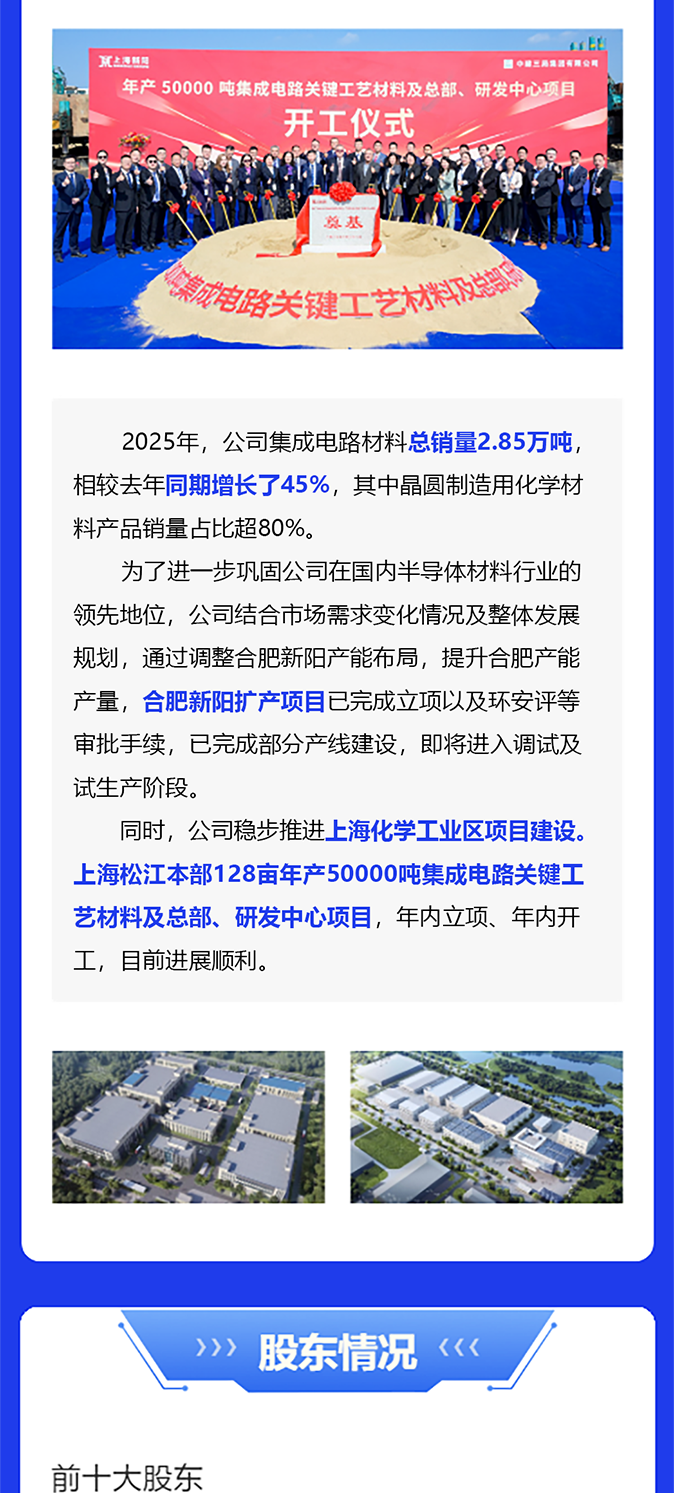 上海新阳2025年度报告